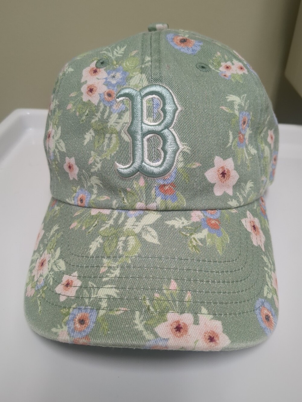 Women's Boston Red Sox '47 Green Meadow Garden Clean Up Adjustable Hat